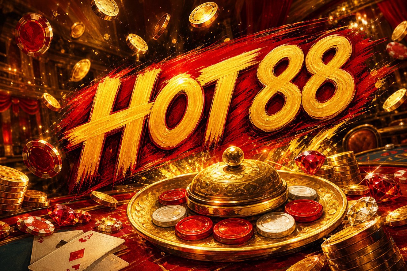 Màn hình giới thiệu ưu đãi đăng ký nhận xu miễn phí trên HOT88