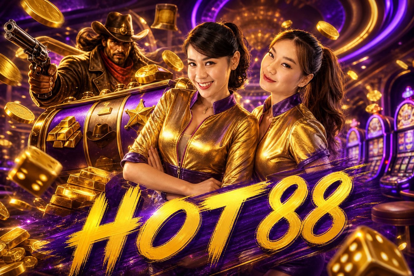 Khu vực ưu đãi HOT88 hiển thị thẻ quà tặng và nút nhận thưởng